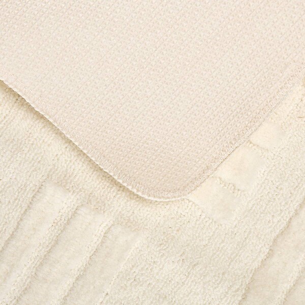 5 FIVE SIMPLY SMART - Tapis de bain Strio 50x75cm blanc - large