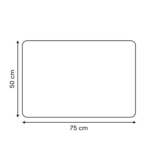 5 FIVE SIMPLY SMART - Tapis de bain Strio 50x75cm blanc - large