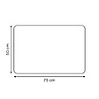 5 FIVE SIMPLY SMART - Tapis de bain Strio 50x75cm blanc - vignette