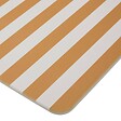 5 FIVE SIMPLY SMART - Tapis de bain Strio 39x60cm rayures jaune en diatomite - vignette