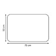 5 FIVE SIMPLY SMART - Tapis de bain Cloudy 75x50cm blanc - vignette