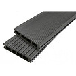 MCCOVER - PACK 15m² lame de terrasse composite Dual + ACCESSOIRES 3600mm Gris anthracite, ep.25mm, l.14 cm, L.360 cm - vignette