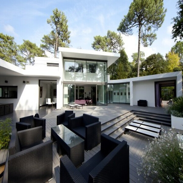 MCCOVER - PACK 4 m² lame de terrasse composite Dual + ACCESSOIRES 3600mm Gris anthracite, ep.25mm, l.14 cm, L.360 cm - large