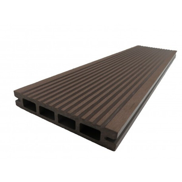 MCCOVER - PACK 10 m² lame de terrasse composite Prima + ACCESSOIRES 2200mm Chocolat, ep.19 mm, l.12 cm, L.220 cm - large