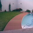 MCCOVER - PACK 4 m² lame de terrasse composite Dual + ACCESSOIRES 2400mm Brun rouge, ep.25mm, l.14 cm, L.240 cm - vignette