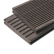 MCCOVER - PACK 4 m² lame de terrasse composite Maxima + ACCESSOIRES 3600mm Gris anthracite, ep.22mm, l.14 cm, L.360 cm - vignette