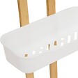 5 FIVE SIMPLY SMART - Etagère de douche Natureo 2 niveaux bois et blanc - vignette