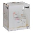 5 FIVE SIMPLY SMART - Organiseur Sara L23cm blanc - vignette