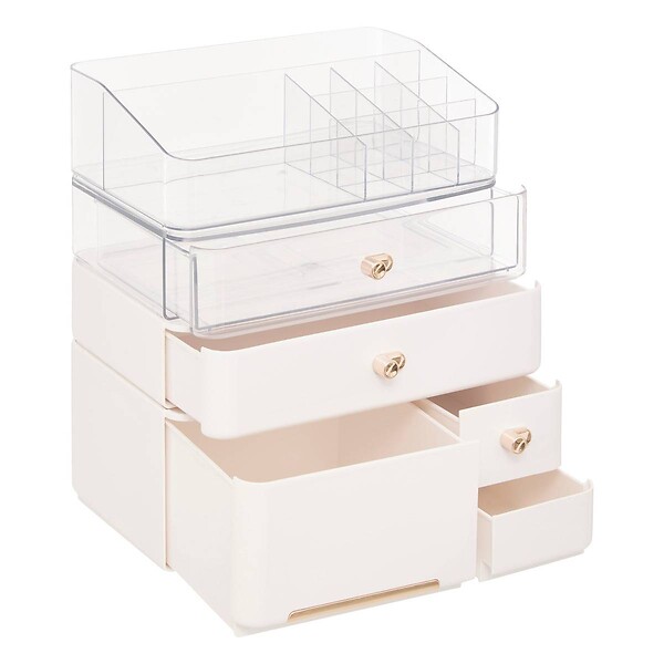5 FIVE SIMPLY SMART - Organiseur Sara L23cm blanc - large