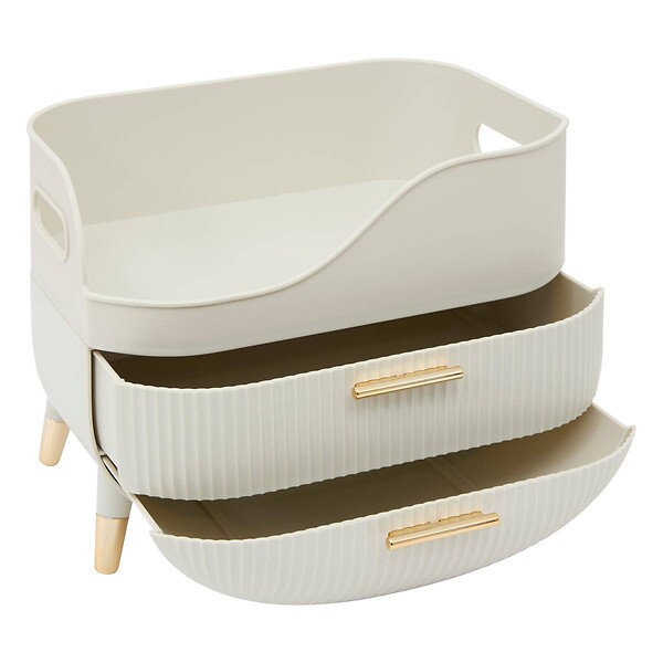 5 FIVE SIMPLY SMART - Organiseur Alba beige L26cm - large