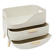 5 FIVE SIMPLY SMART - Organiseur Alba beige L26cm - vignette