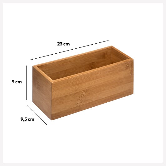 5 FIVE SIMPLY SMART - Organiseur 23x9m bambou - large