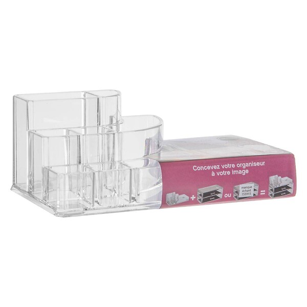 5 FIVE SIMPLY SMART - Organiseur maquillage "Selena" transparent - large