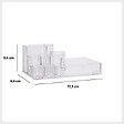 5 FIVE SIMPLY SMART - Organiseur maquillage "Selena" transparent - vignette