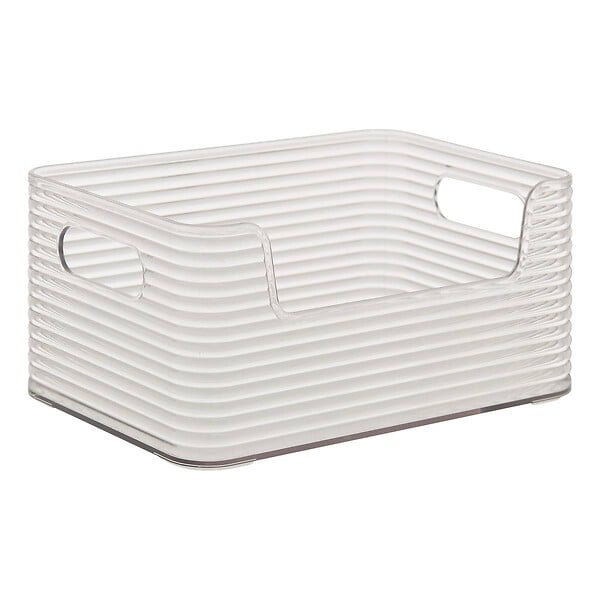 5 FIVE SIMPLY SMART - Organiseur Plastor avec poignées 15,2x10,5x22,5cm transparent - large