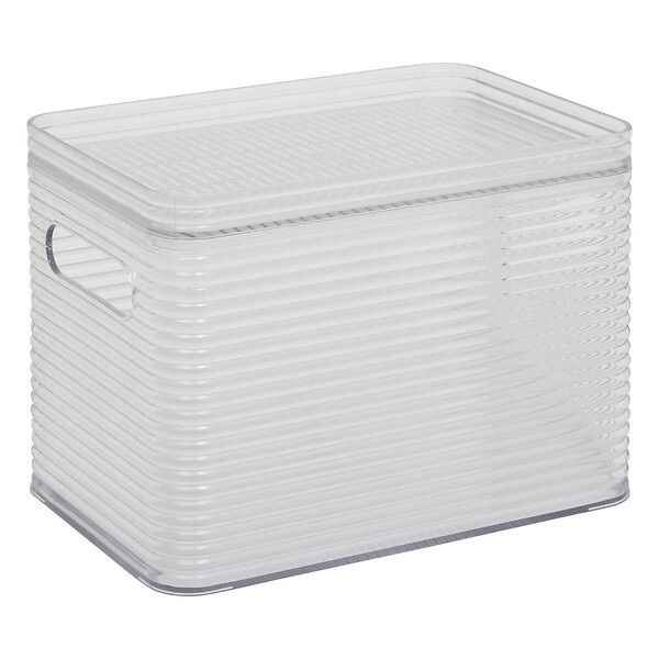 5 FIVE SIMPLY SMART - Boîte de rangement "Plastor" gris 4,5L - large