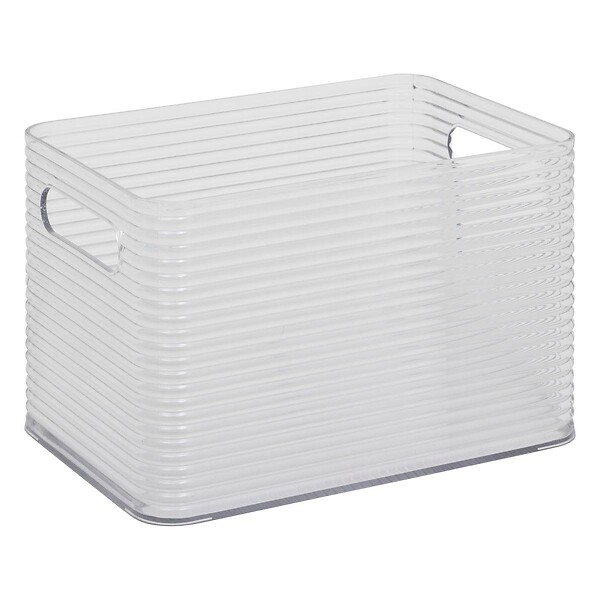 5 FIVE SIMPLY SMART - Boîte de rangement "Plastor" gris 4,5L - large