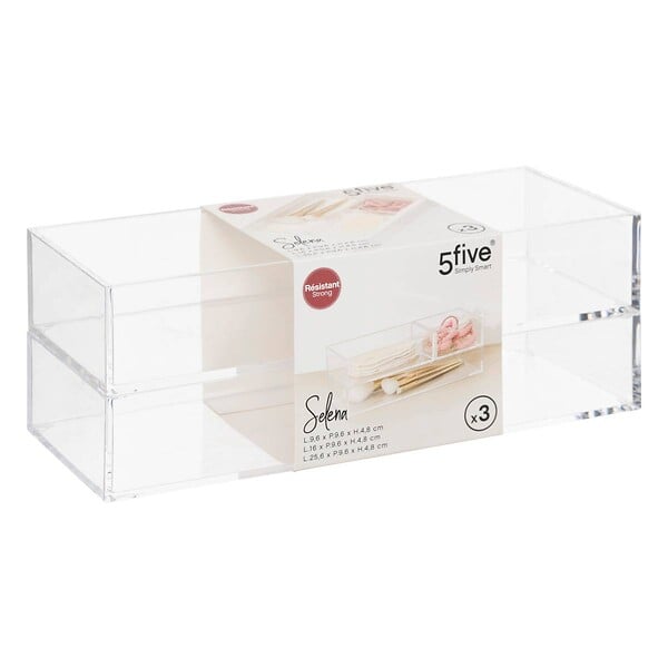 5 FIVE SIMPLY SMART - Plateau 3 compartiments modulables "Selena" - large
