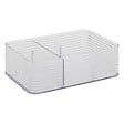 5 FIVE SIMPLY SMART - Organisateur "Plastor" 3 compartiments gris 22,5x15,3cm - vignette