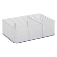 5 FIVE SIMPLY SMART - Organisateur "Plastor" 3 compartiments gris 22,5x15,3cm - vignette