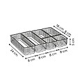5 FIVE SIMPLY SMART - Lot de 6 organiseurs transparents - vignette