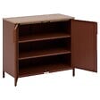 HESPERIDE - Buffet de jardin Ironia en acier galvanisé acajou - vignette