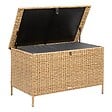 HESPERIDE - Coffre de rangement 300L Bayana savana en résine tressée - vignette