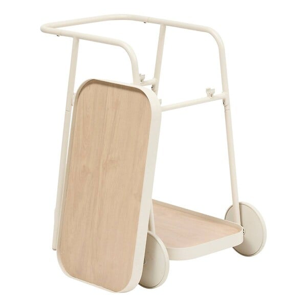 HESPERIDE - Desserte de jardin Easiness argile 2 niveaux - large