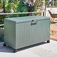 HESPERIDE - Coffre de rangement Edenio vert laurier 510L - vignette
