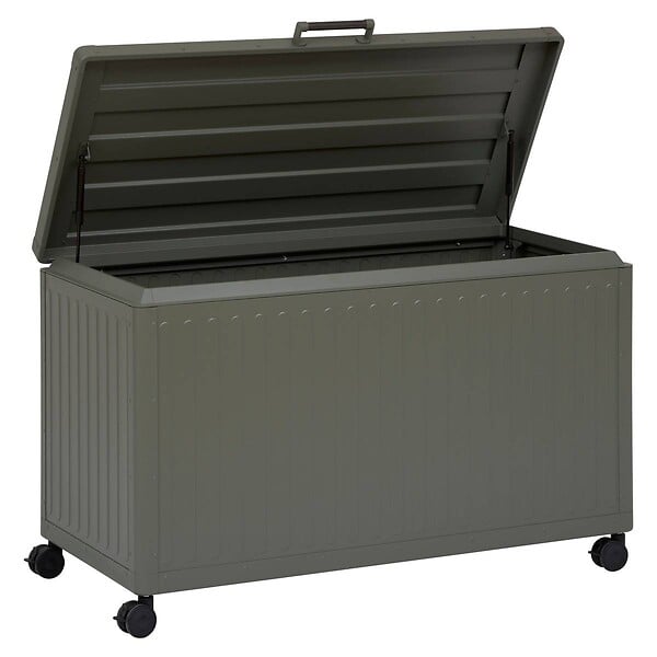 HESPERIDE - Coffre de rangement Edenio vert laurier 510L - large