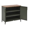 HESPERIDE - Buffet de jardin Ironia en acier galvanisé vert laurier - vignette