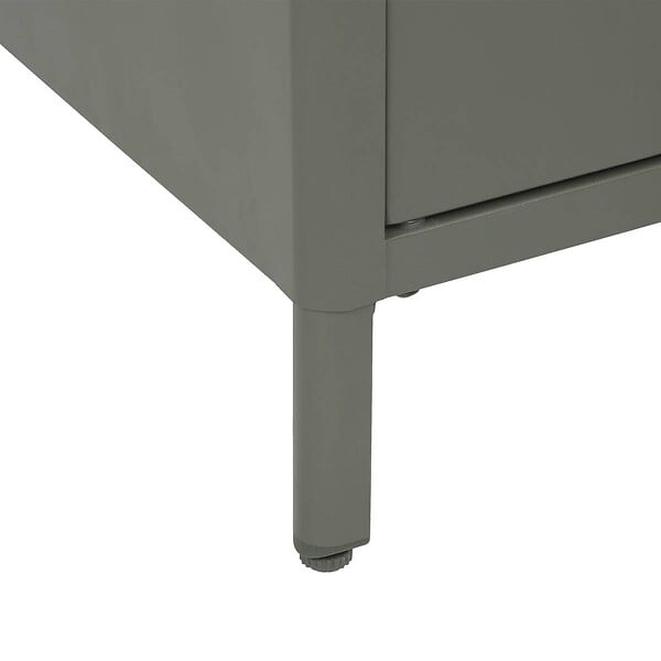 HESPERIDE - Buffet de jardin Ironia en acier galvanisé vert laurier - large