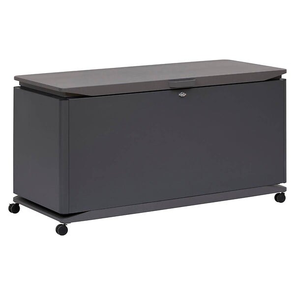 HESPERIDE - Coffre de rangement 920L Alumia gris graphite en aluminium - large
