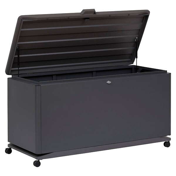 HESPERIDE - Coffre de rangement 920L Alumia gris graphite en aluminium - large