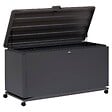 HESPERIDE - Coffre de rangement 920L Alumia gris graphite en aluminium - vignette