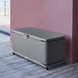 HESPERIDE - Coffre de rangement 450L Alumia gris graphite en aluminium - vignette