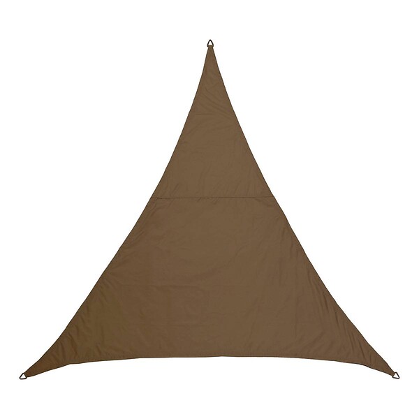 HESPERIDE - Voile d'ombrage Elyora 3x3x3m café - large