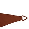 HESPERIDE - Voile d'ombrage Elyora 3x3x3m acajou - vignette