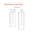 THERMOR - Radiateur Tenerife Thermor - 1000W - Vertical - Blanc - vignette