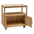 HESPERIDE - Module de cuisine d'été Lodgia 2 portes 50x87cm bois d'acacia - vignette