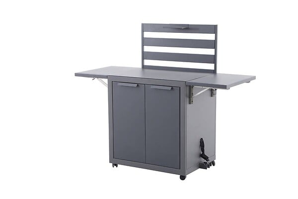 HESPERIDE - Desserte de jardin 2 portes Oxyana gris graphite - large