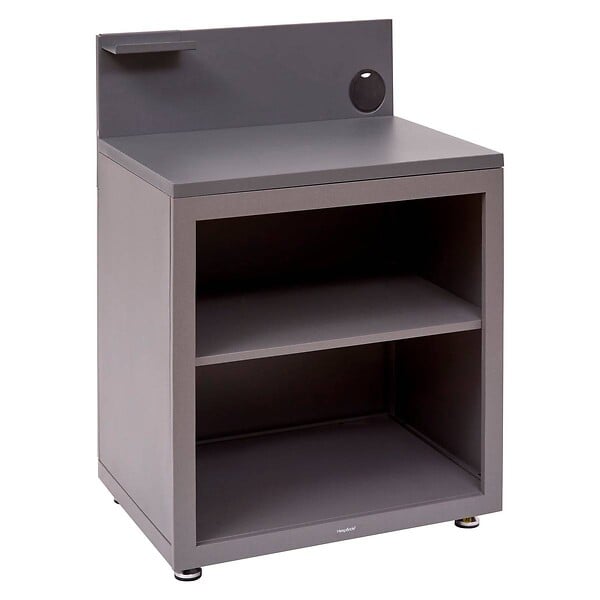HESPERIDE - Module 2 niveaux pour cuisine d'été Oxyana gris graphite - large