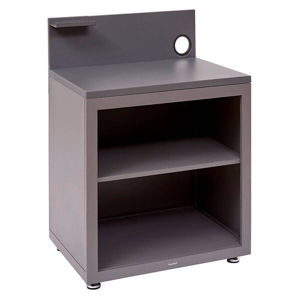 HESPERIDE - Module 2 niveaux pour cuisine d'été Oxyana gris graphite - large
