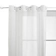 ATMOSPHERA - Voilage Zina 140x240cm blanc - vignette