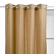 ATMOSPHERA - Voilage Noa motif rayures plissées140x240cm beige - vignette
