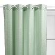 ATMOSPHERA - Voilage Noa motif rayures plissées140x240cm vert céladon - vignette