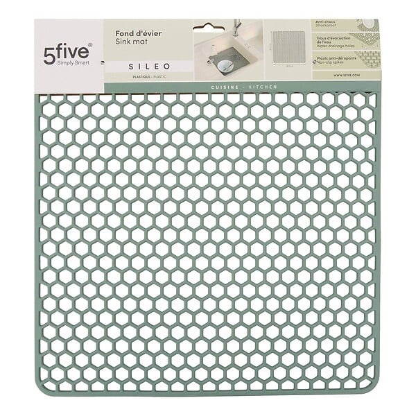 5 FIVE SIMPLY SMART - Fond d'évier Sileo gris - large