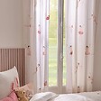 ATMOSPHERA - Rideau Tufy 260x140cm Blanc Imprimé Ballerines Roses - vignette