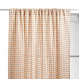 ATMOSPHERA - Rideau Groove 260x140cm vichy beige lin - vignette