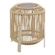 HESPERIDE - Lanterne Liny solaire argile H36cm - vignette